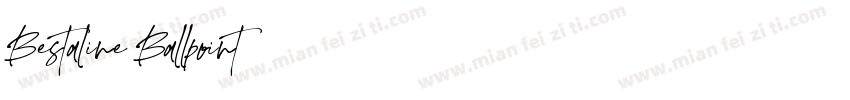 Bestaline Ballpoint字体字体转换